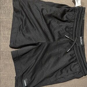 Black Mesh Boy’s  Shorts